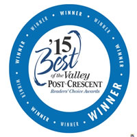 Dental Associates was voted best dentist in the Fox Valley by readers of the Post-Crescent