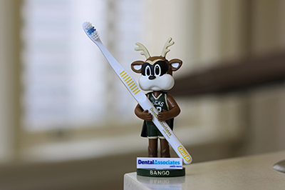 Dental Associates will sponsor a Bango toothbrush holder giveaway on March 12, 2016