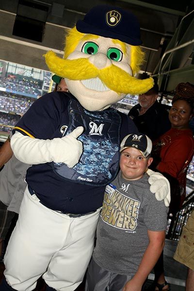 Dental Associates hosted military service members at a Brewers game