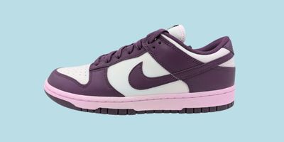 Purple shoe braces and laces