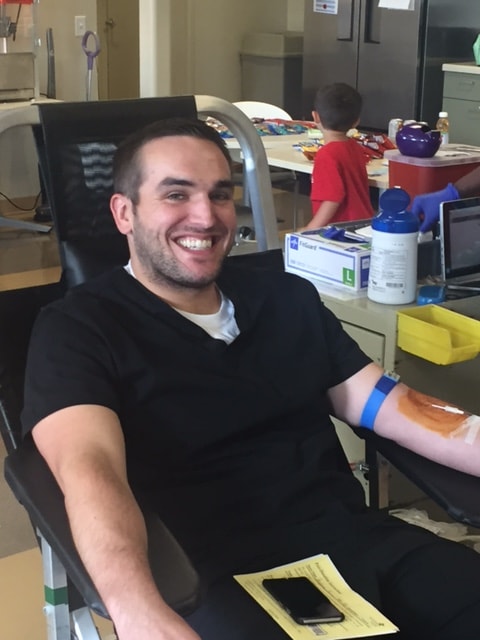 Dental Associates Franklin hosted a blood drive in August