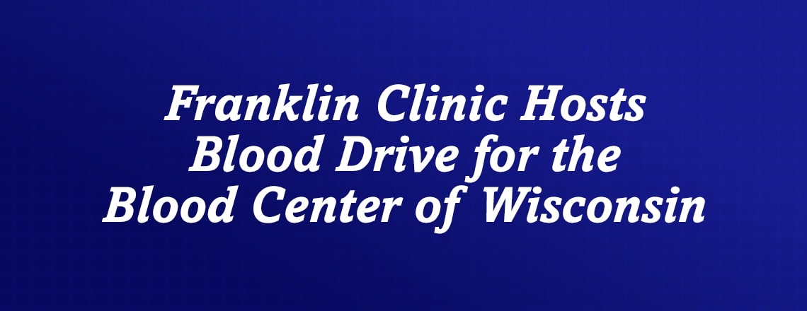 Dental Associates Franklin hosted a blood drive for the Blood Center of Wisconsin