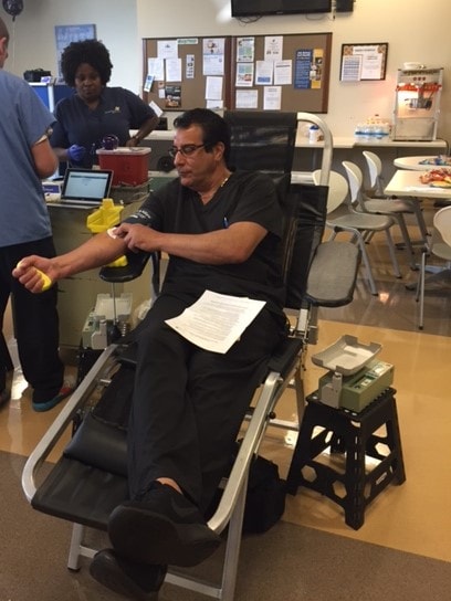 Dental Associates Franklin hosted a blood drive in August