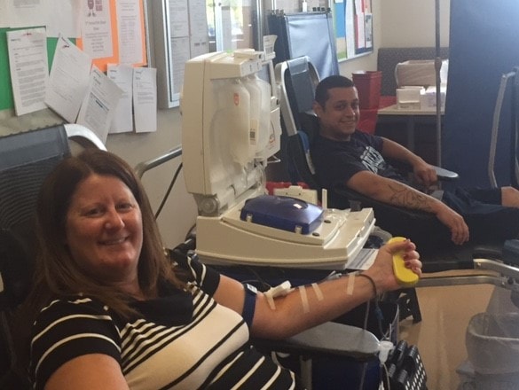 Dental Associates Franklin hosted a blood drive in August