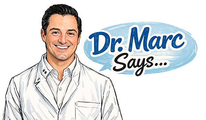 An illustration of Dr. Marc