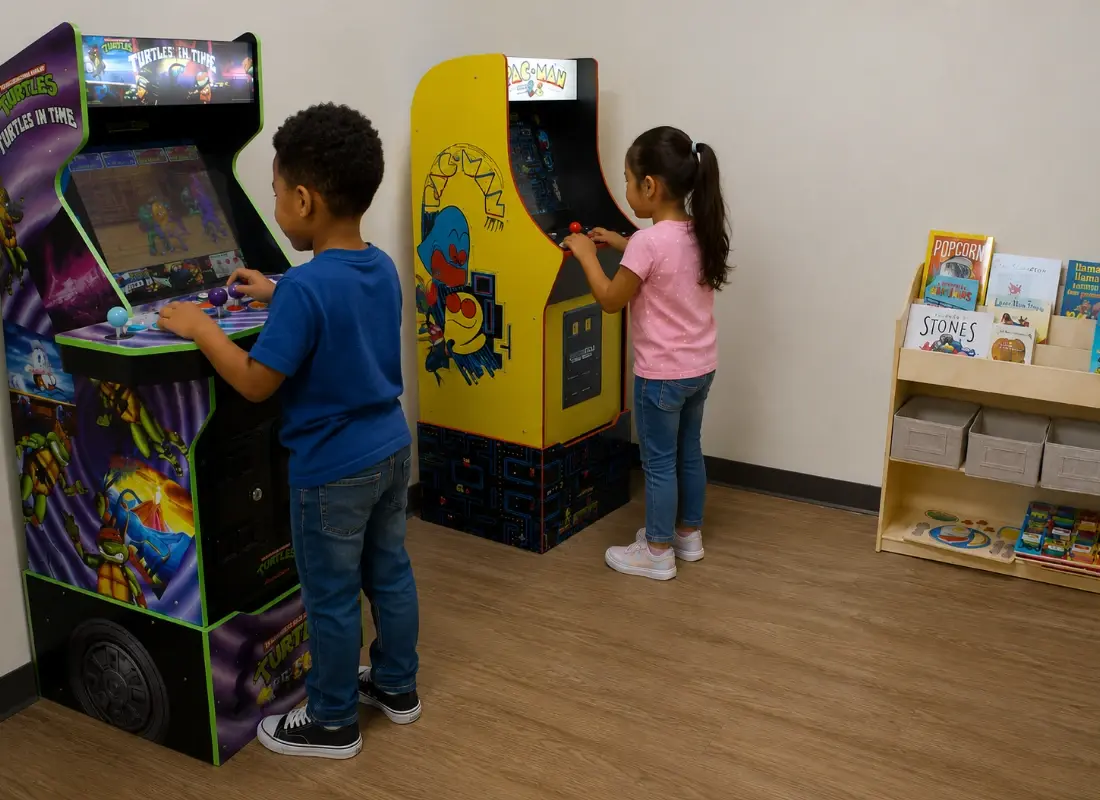 pediatric-dentist-waiting-room-arcade-games